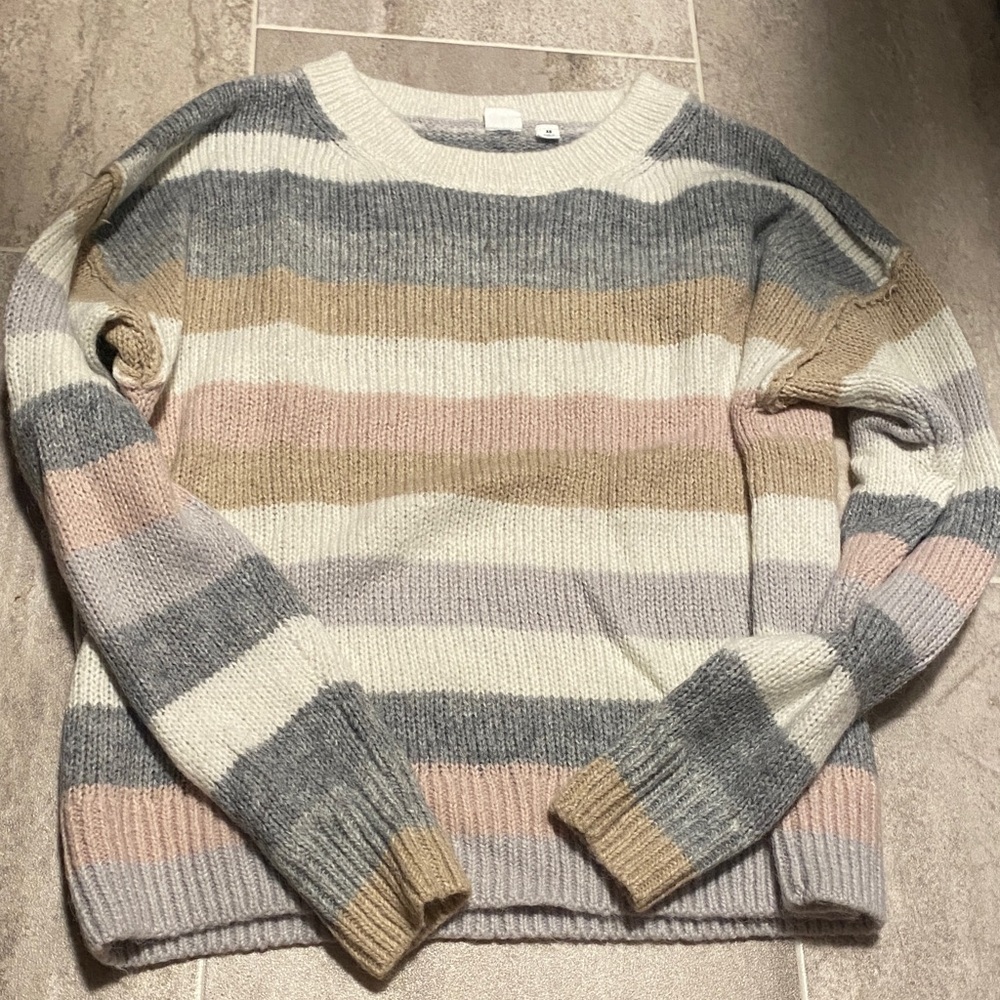 GAP Multicolor Striped Women's Sweater